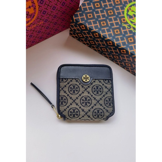 T Monogram Jacquard Bifold Wallet