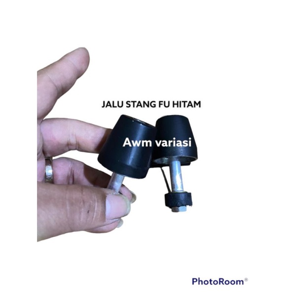 Jalu stang hitam bandul stang hitam model fu sonic aerox nmax pcx scoopy ninja vixion dll HARGA SEPASANG KIRI KANAN