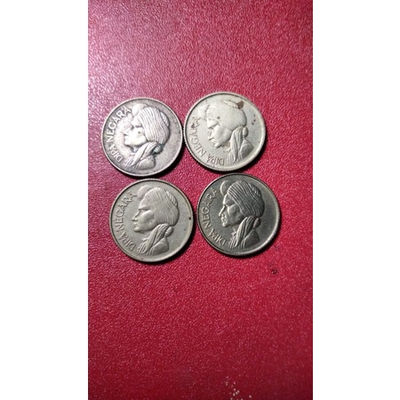 koin 50 sen Dipanegara tahun 1954 (Rare)