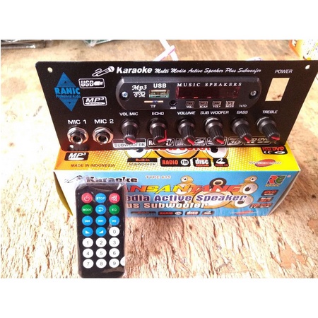 kit tone control active subwoofer karoke+mp3  kian santang