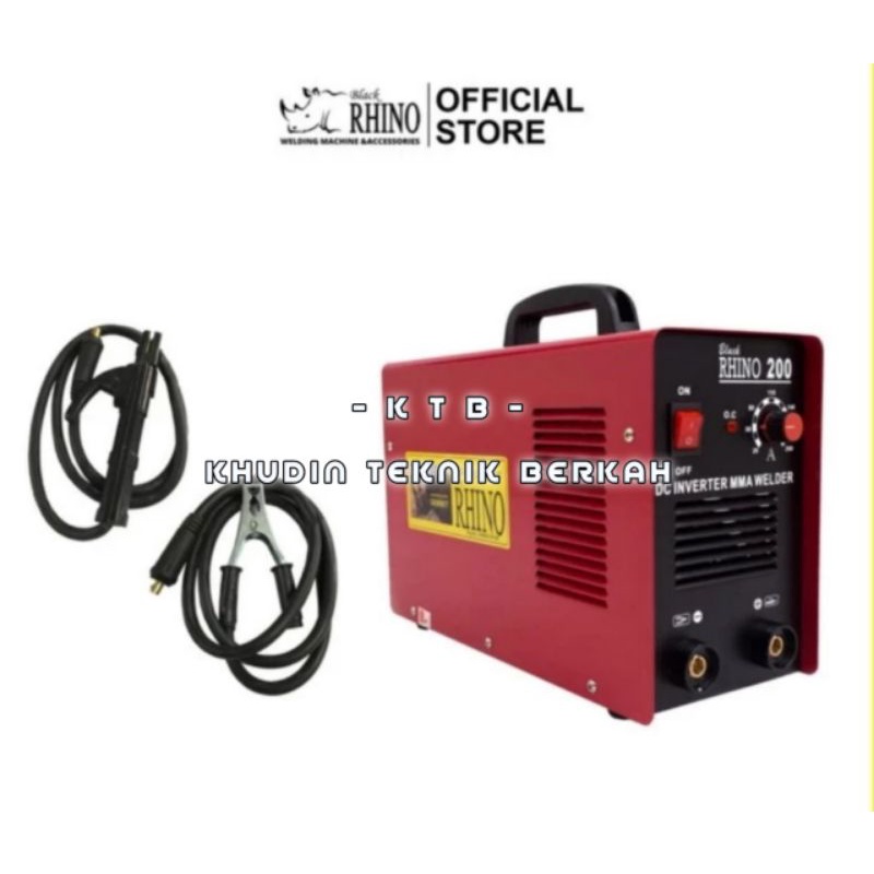 Mesin Las Inverter Rhino MMA 160A - Portable dan Praktis