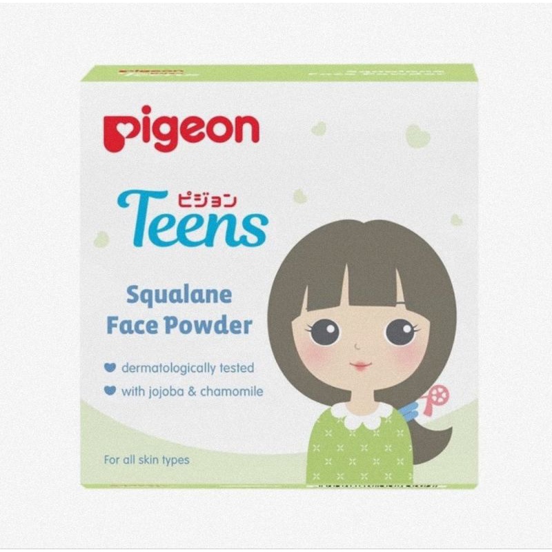 Pigeon Teens Squalane Face Powder 12 Gr - Bedak Tabur Wajah