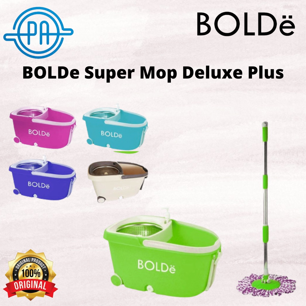 BOLDe Super Mop Deluxe Plus Alat Pel Stainless ORI 100%