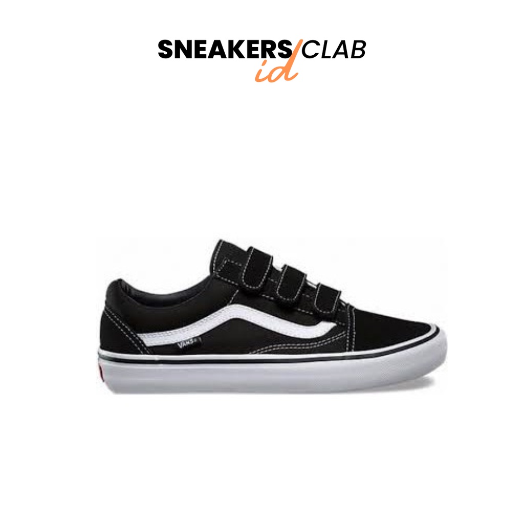 VANS OLDSKOOL PRO VELCRO BLACK WHITE
