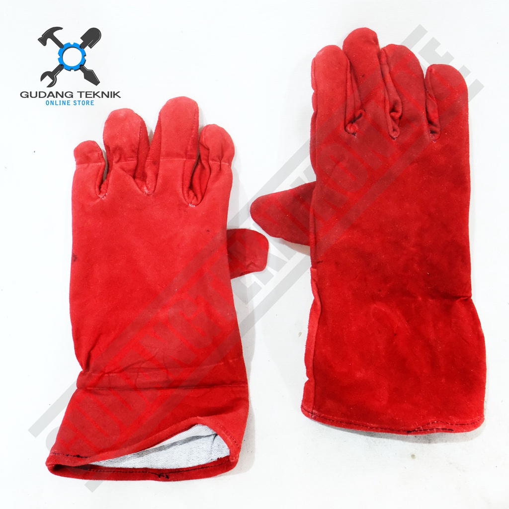 Sarung Tangan Las Kulit 14&quot; 16&quot; PALIPID / Welding Glove 14 16 Inch PALIPID - Safety Glove Welding PALIPID