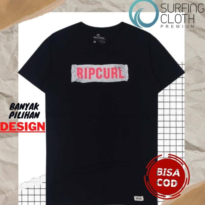 Model Baru Kaos Ripcurl Surfing Import Motif Terbaru Bahan Katun Adem Original