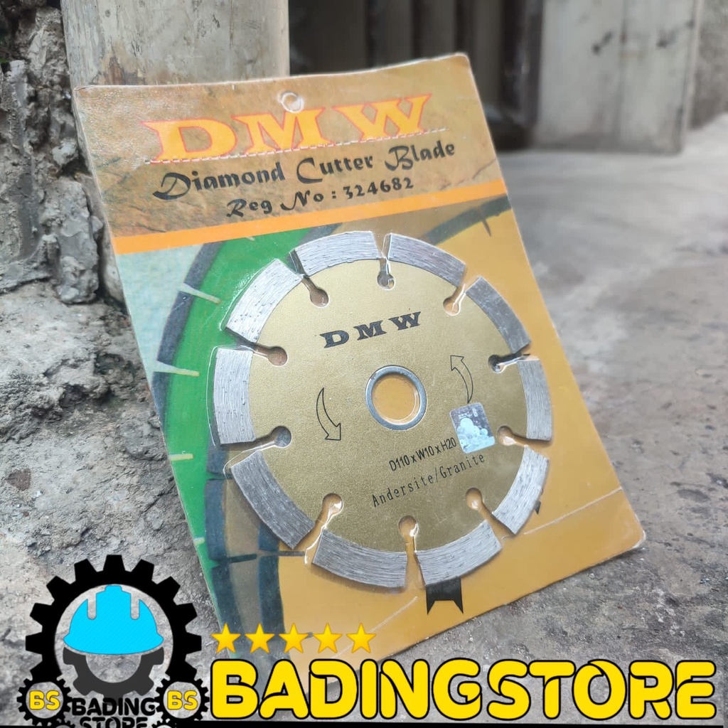 DMW Mata Pisau Potong Keramik Granit Batu Alam 4 Inch Mata Gerinda Potong 4" DMW