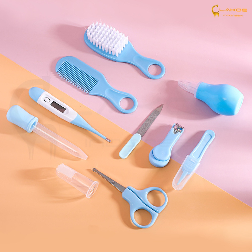 LAKOE baby care kit 10in1 gunting kuku sisir bayi set alat perawatan bayi