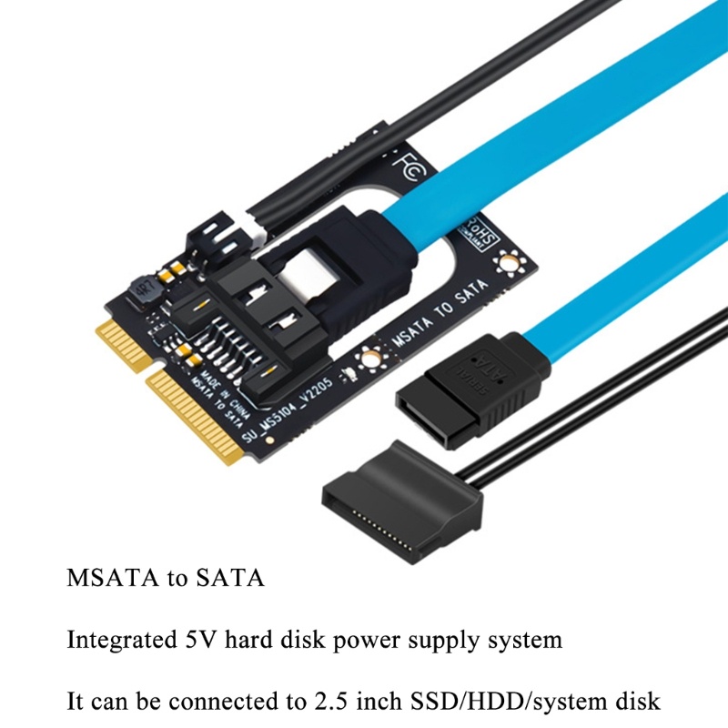 Btsg Compact MSATA to Converter Card Adapter Kartu Bukan support Mini PCIE Port