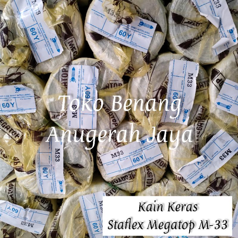 Kain Keras Krah Staflex MEGATOP M 33 (Tebal)
