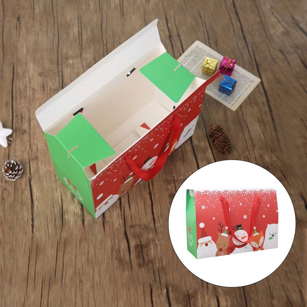 Solighter Merry Christmas DIY Hadiah Xmas Tahun Baru Pesta Dekorasi Rumah Candy Box