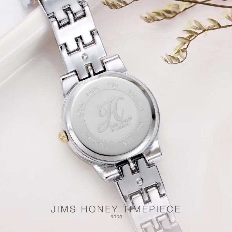 JIMS HONEY 6003 JAM TANGAN COUPLE ANTI AIR (FREE BOX KAYU EXCLUSIVE)