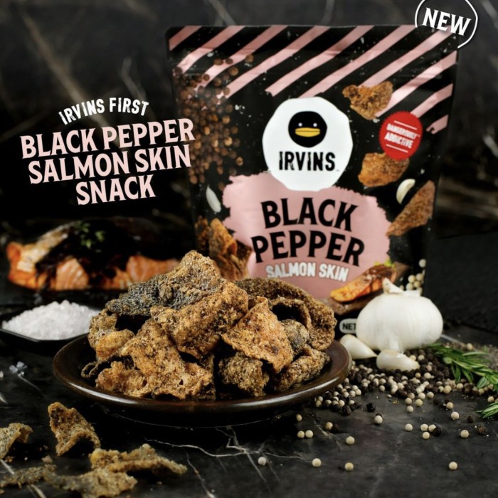 

Irvins Blackpepper Salmon Skin (105 Gr)