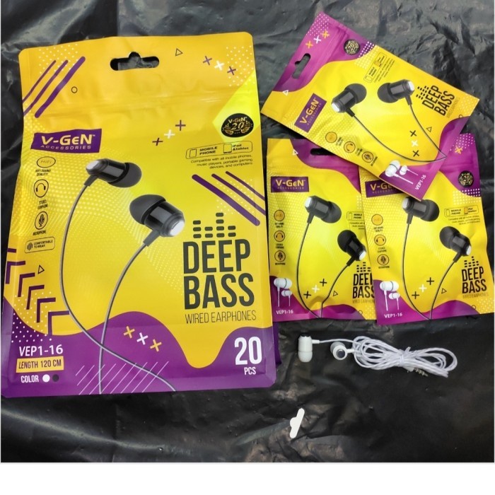 HEADSET VGEN SUPER BASS VEP1-22 VEP1-16 VEP1-06 VEP1-09