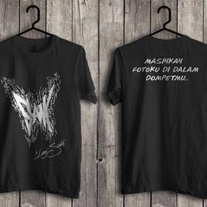 Kaos Sablon SLANK LAGI SEDIH Hitam S - XXL OT DESIGN