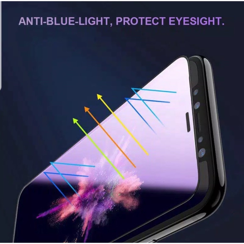 tempered glass blue light/anti radiasi oppo A78 A58 A55S A77S A57 A97 A17 A17K A3S A5S A1K A11K A15 A15S A16 A16K A31 A33 A37F A52 A53 A54 A55 A71 A74 A76 A83 A91 A92 A95 A96 anti gores kaca fullayar