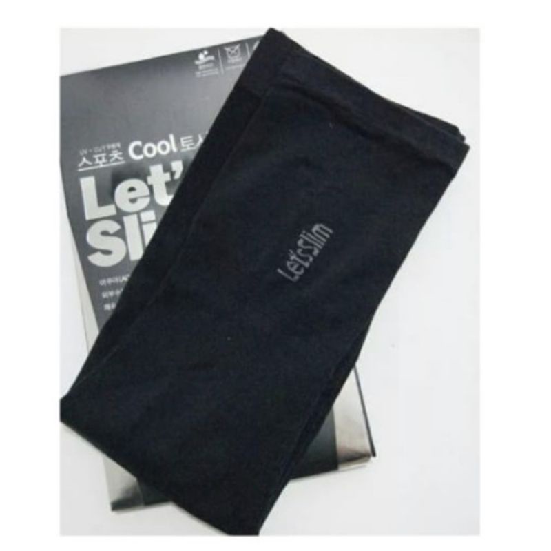 Manset Tangan Lets Slim Original Korea / Sarung Tangan Jari Jempol / Manset UV / Handsock