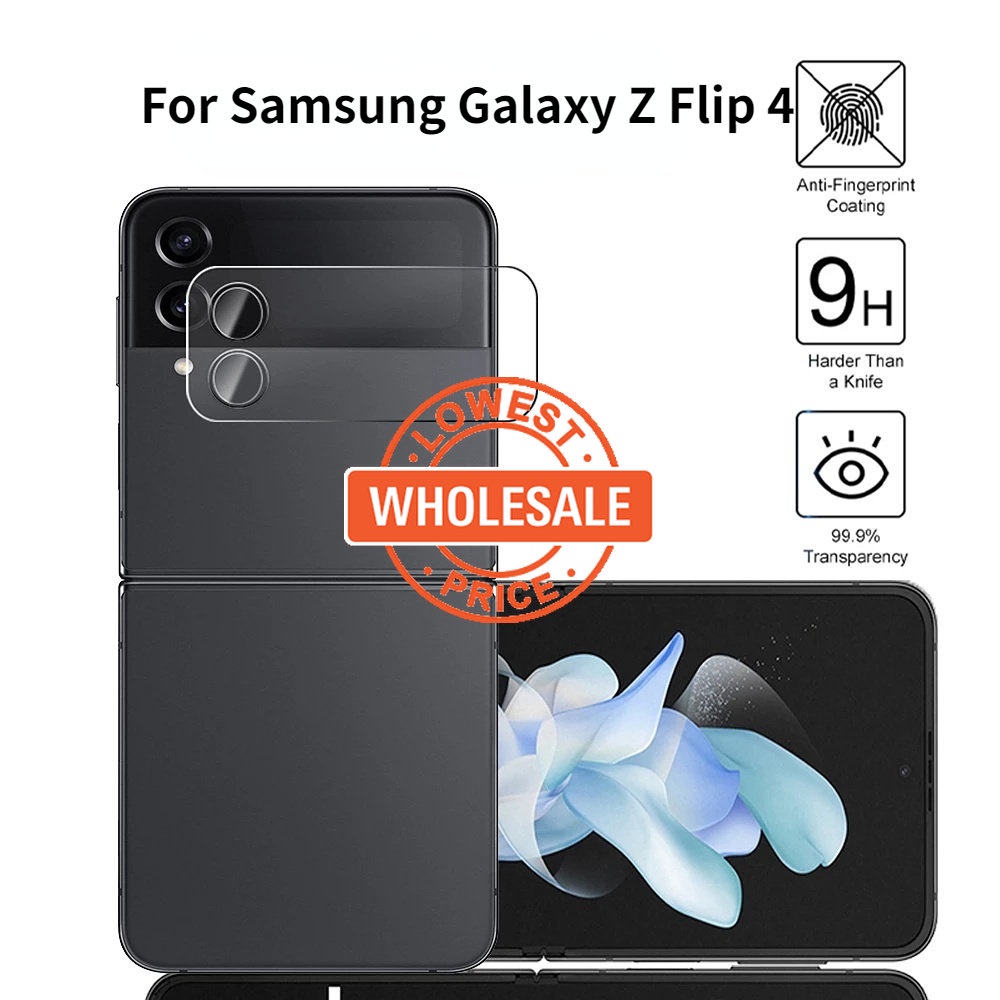 Film Tempered Glass Pelindung Lensa Kamera Belakang Samsung Galaxy Z Flip 4 Anti Gores