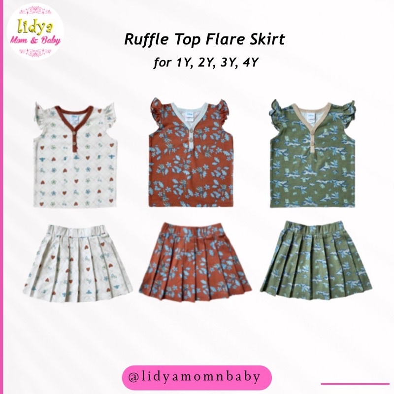 BOHOPANNA - RUFFLE TOP DISNEY - BAJU ANAK - ATASAN ANAK - PAKAIAN ANAK