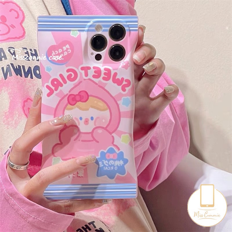 Soft Case Desain Kartun Kobito Tahan Banting Untuk iPhone 7Plus 8Plus 11 12 13 14 Pro Max XR 6 6s 8 7 Plus 14 Plus X Xs Max SE 2020