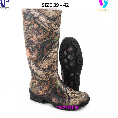 SEPATU BOOTS TACTICAL BERBURU AP TERRA FOREST - SEPATU KARET AP FOREST - 41