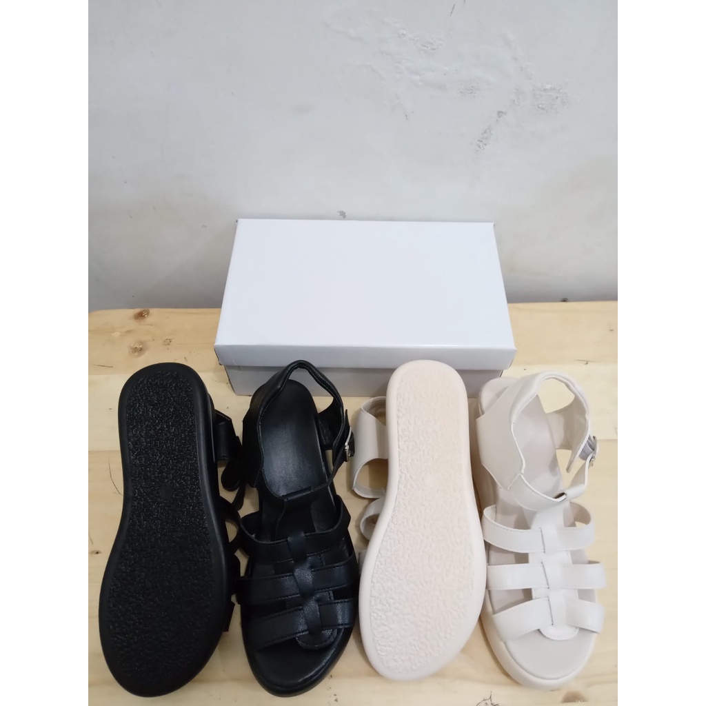 [COD] 10113 Sandal Wanita Import Laba2 Tali Belakang