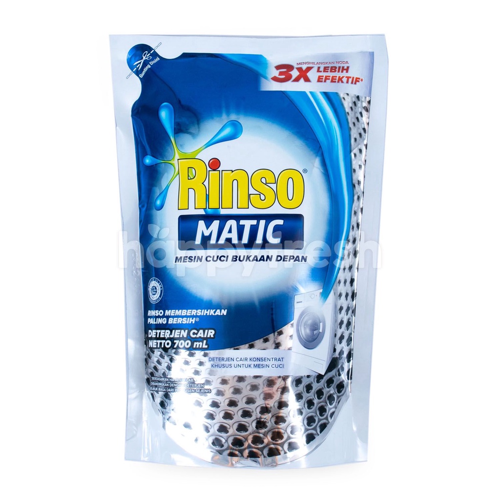 [DEASHOP] RINSO MATIC PROFESSIONAL - RINSO MATIC CAIR - DETERJEN CAIR BUKAAN DEPAN DAN ATAS 700 ML