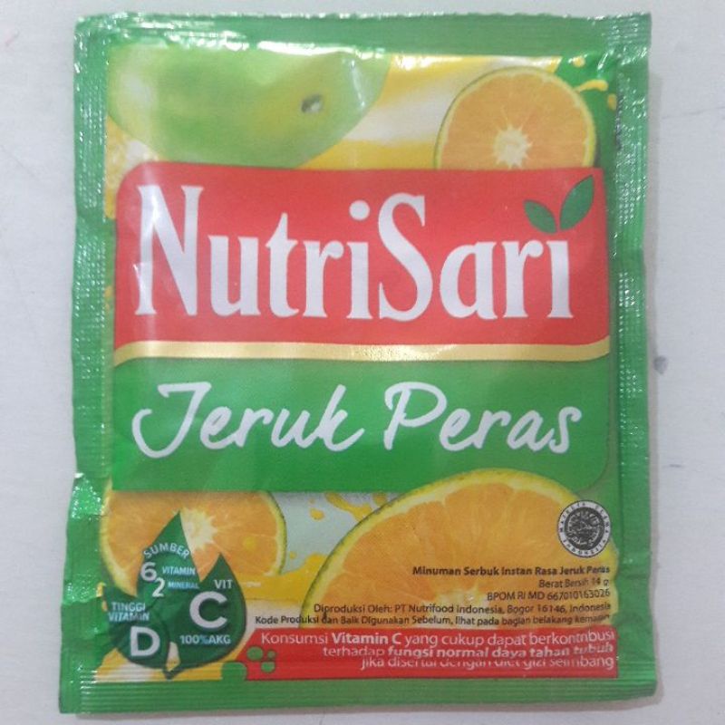 

Nutrisari Jeruk Peras 14g