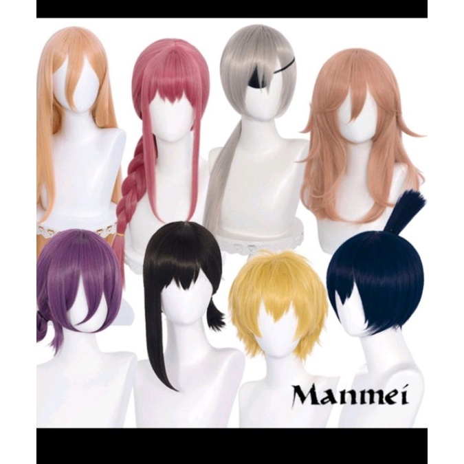 wig makima denji power chainsaw man
