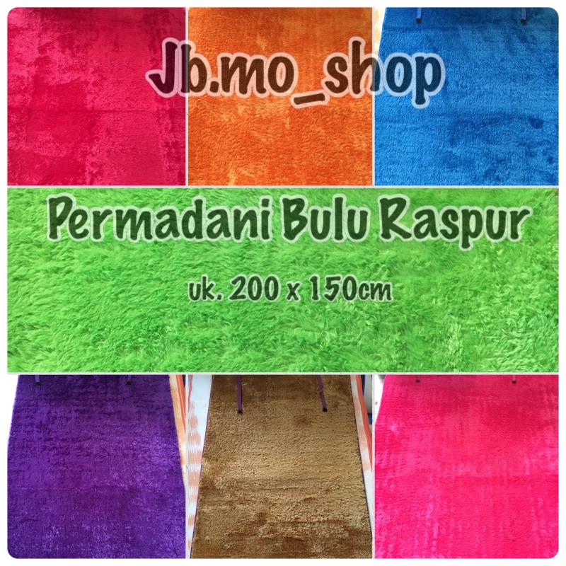 karpet bulu raspur permadani bulu tikar bulu