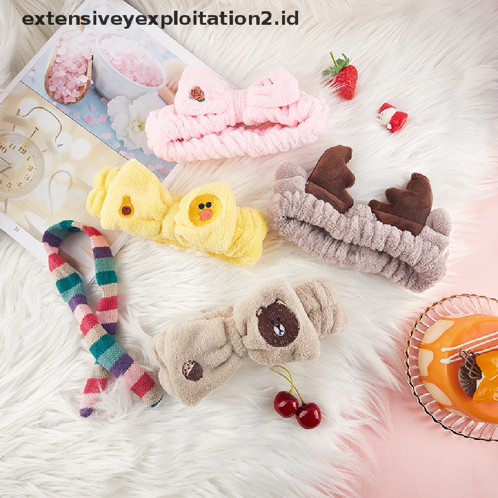 1 Pc Headband Kacamata Bahan Plush Ukuran 20-30cm Untuk Boneka Bebek 30cm