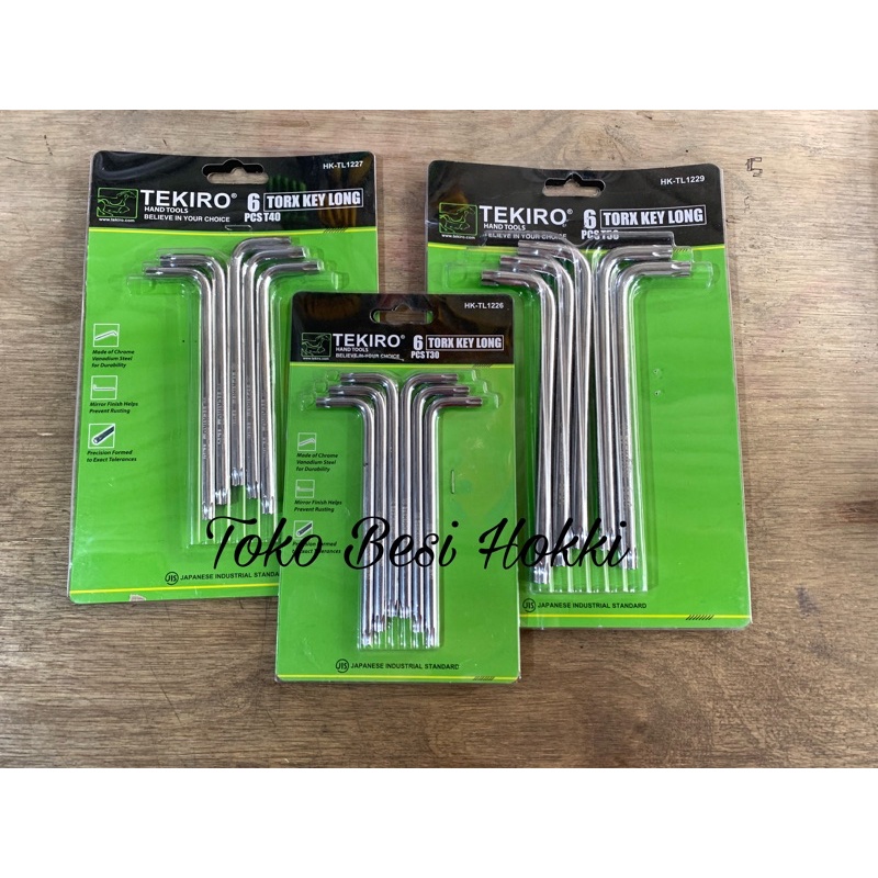 Kunci L Tekiro Bunga + Bunga / Kunci L Torx Key Long (1pcs)
