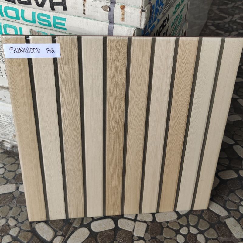 Keramik Lantai 40×40 arwana Sunwood BG Pare Kediri