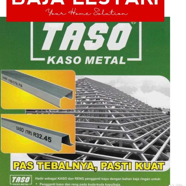 Baja Ringan Taso Si Mantap 0.75mm / CNP Baja Ringan - DEPOK