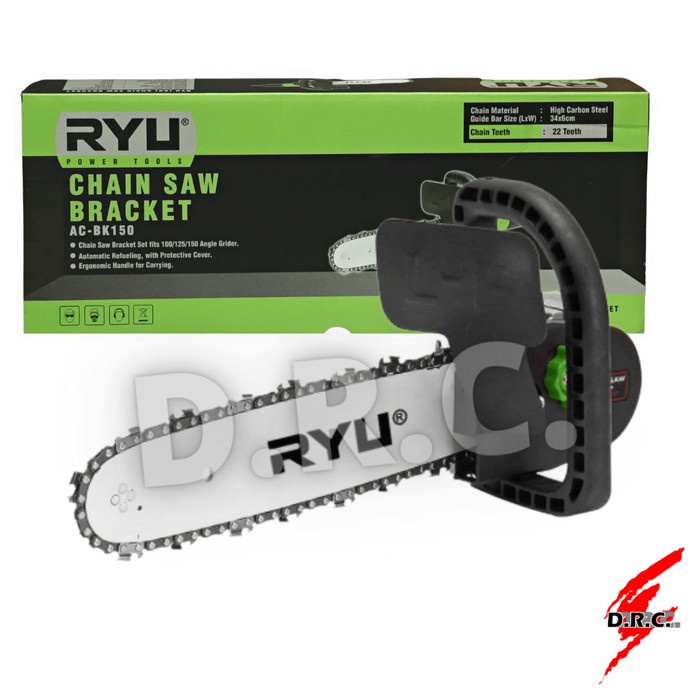 [BAYAR DITEMPAT] Ryu Chain Saw Bracket Ac-Bk150/ Mini Chainsaw Ryu/ Alat Gergaji Pohon / Perlengkapan Rumah Tangga Murah / Perlengkapan Alat Pertukangan Gergaji Mesin Pemotong  Gerinda / Saw Chainsaw Grinding Machine TERBATAS