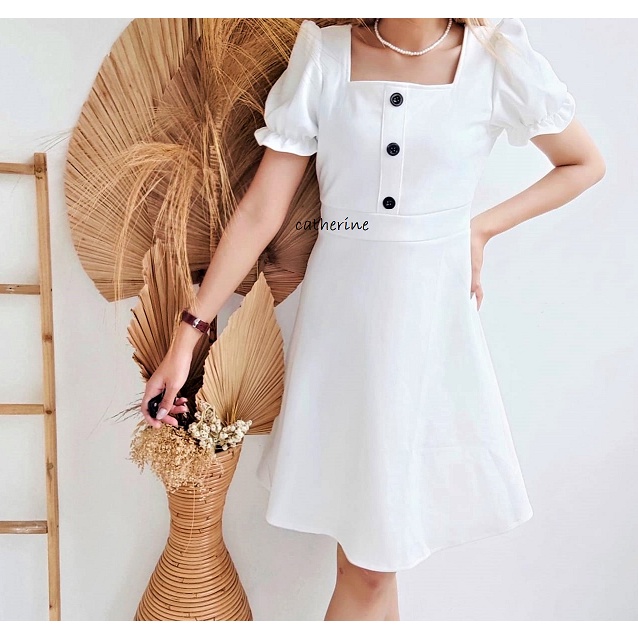 DRESS SCUBA SHEYLA/DRESS KOREA/DRESS CASUAL WANITA