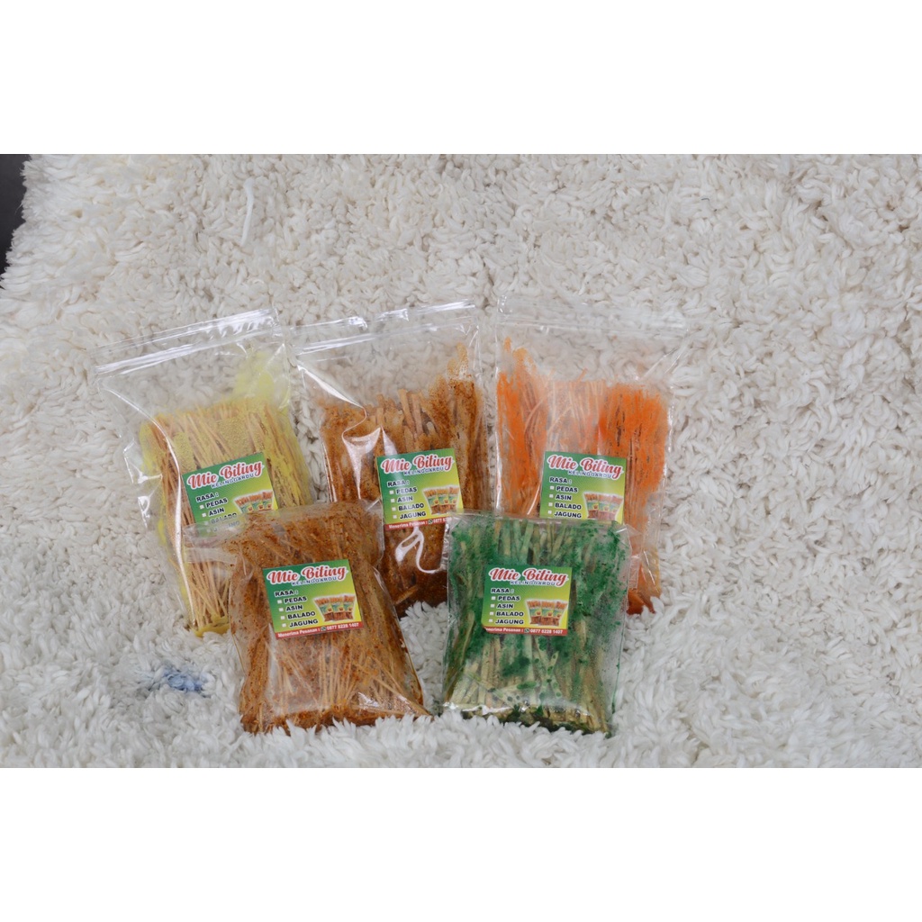 

mie biting/lidi gardu(min pembelian 5pcs)