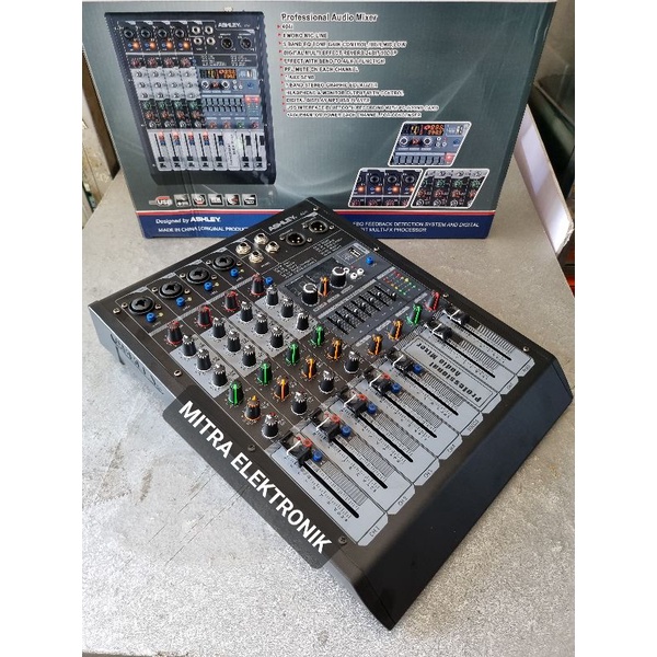 MIXER ASHLEY 4 CHANNEL ASHLEY 404i  Ashley 404i 404 i NEW PRODUK  ASHLEY MIXER 4 CHANNEL