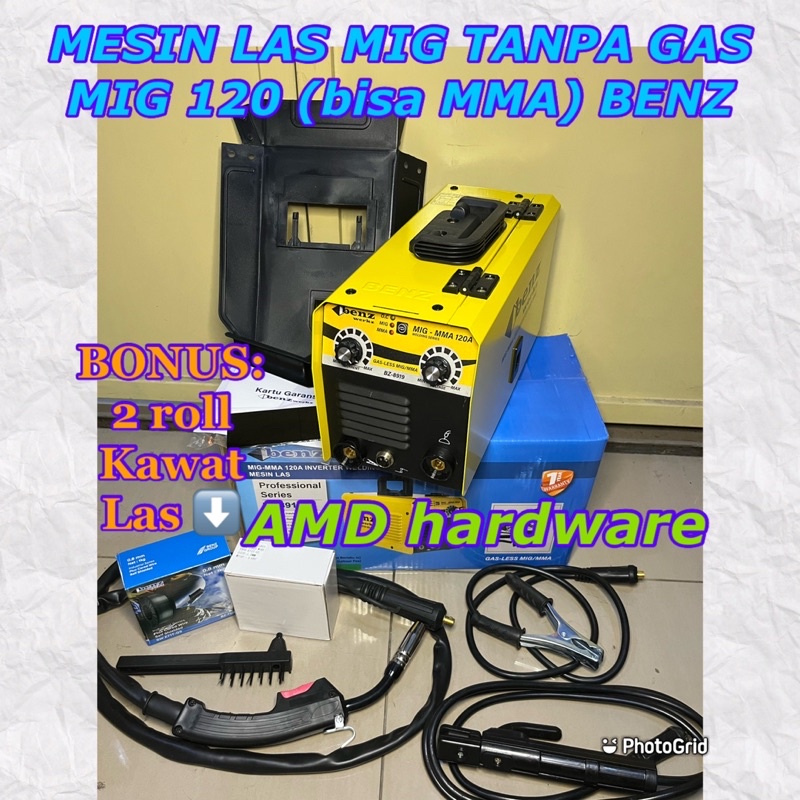 Jual Mesin Las Mig Tanpa Gas Mig Bisa Mma Benz Bz Seperti