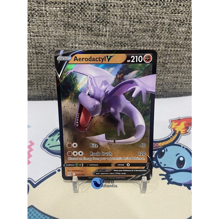 Pokemon TCG English Aerodactyl V - 092/196 - Lost Origin