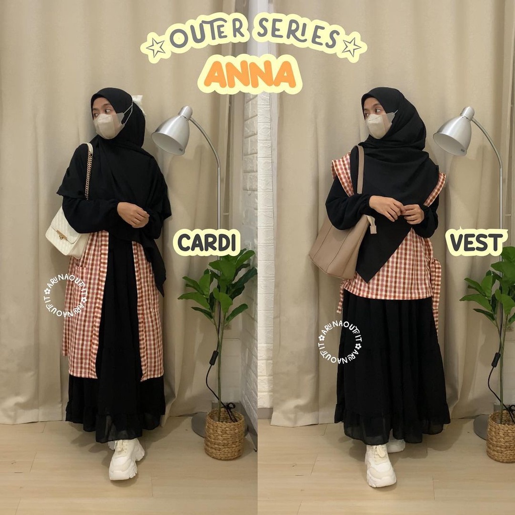 OUTER VEST&amp;CARDI BY ARUNAOUTI