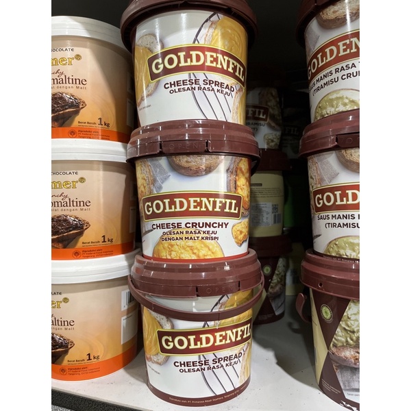 

Selai Goldenfil Keju Cheese Crunchy 1 Kg