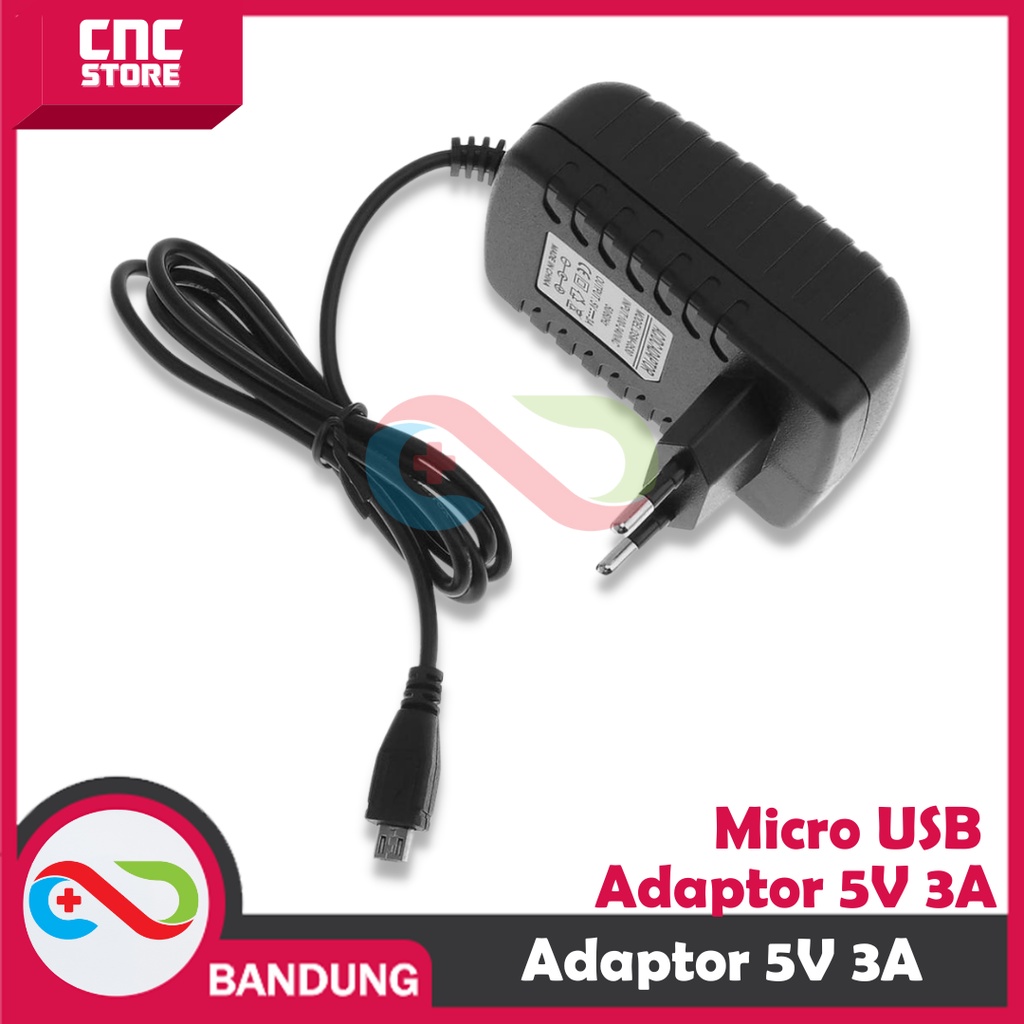 ADAPTOR 5V 3A MICRO USB 5V3A FOR RASPBERRY ESP8266 ESP32