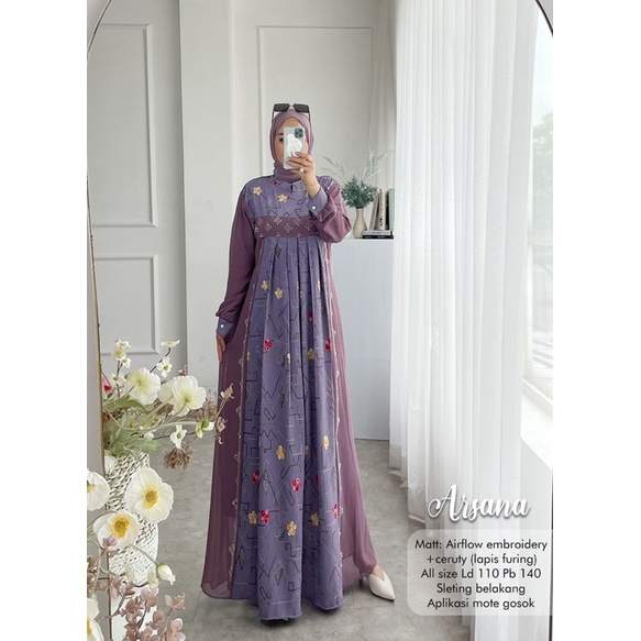 Humaira99 Dress Arsana Gamis syari pesta wanita muslimah terbaru