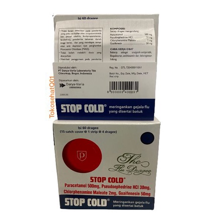 Stop Cold Perstrip 4 Tablet / Obat Flu &amp; Batuk