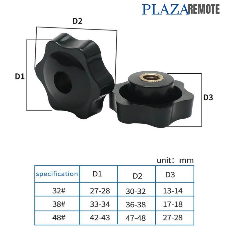 BAUT KEPALA HANDLE KNOB FEMAIL THREAD SCREW KNOB DRAT TEMBUS M5 M6 M8 M10 M12