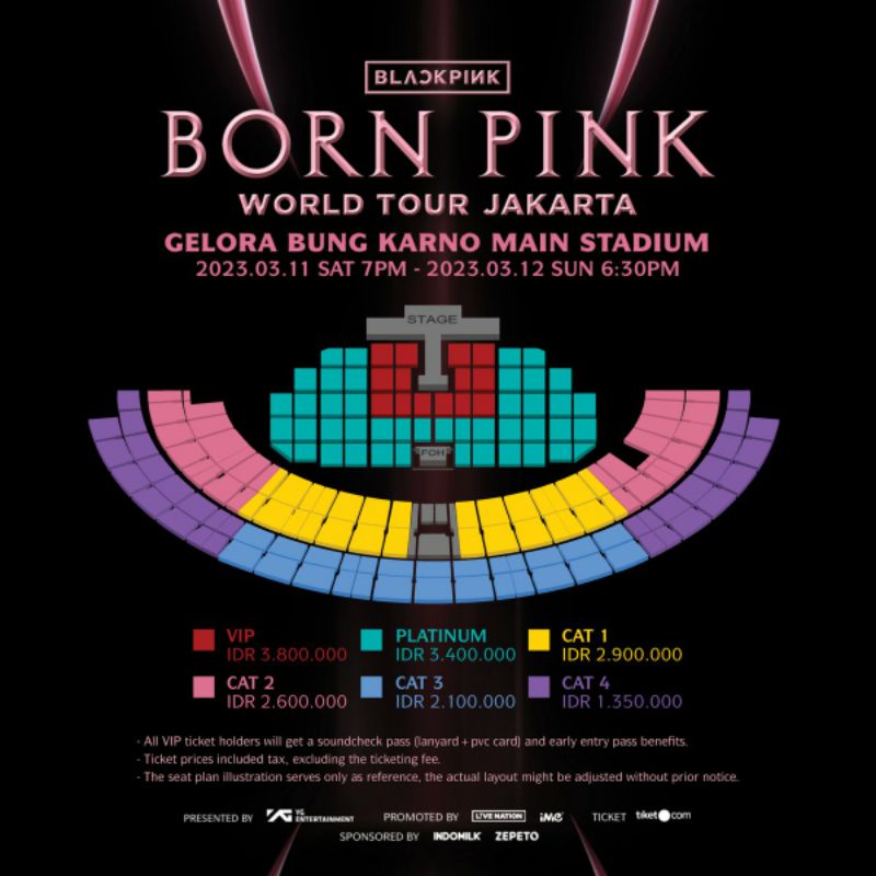 Tiket konser blackpink cat 4 day 2 SERIOUS BUYER ONLY
