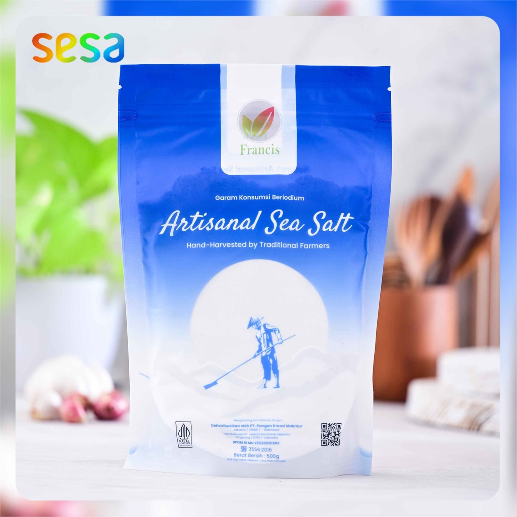 

FRANCIS Artisanal Sea Salt 500gr - Garam Laut