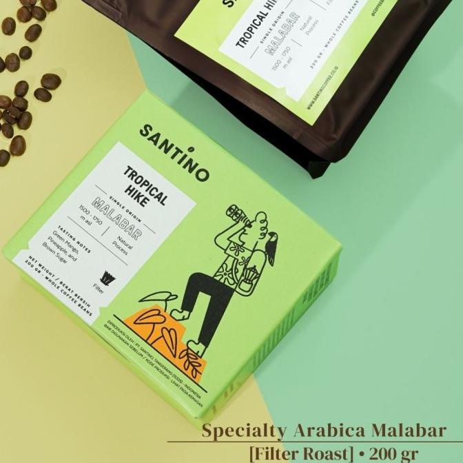 

Kopi Santino Malabar Tropical Hike 200gr
