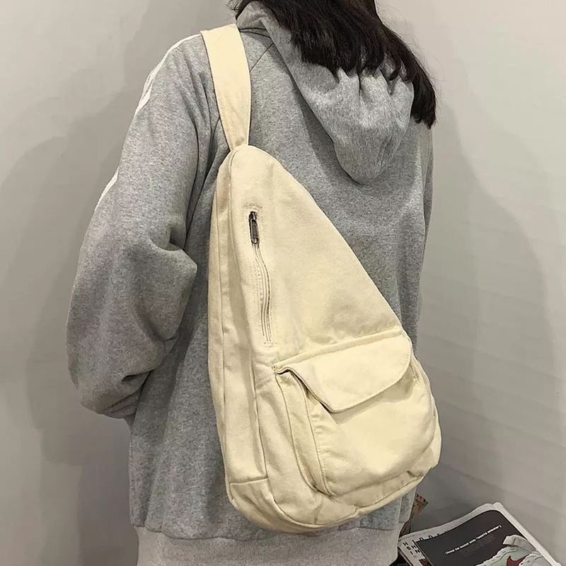 SATU ALAT Tas Selempang HOCODO 100% Canvas Premium Tebal Tas Kanvas